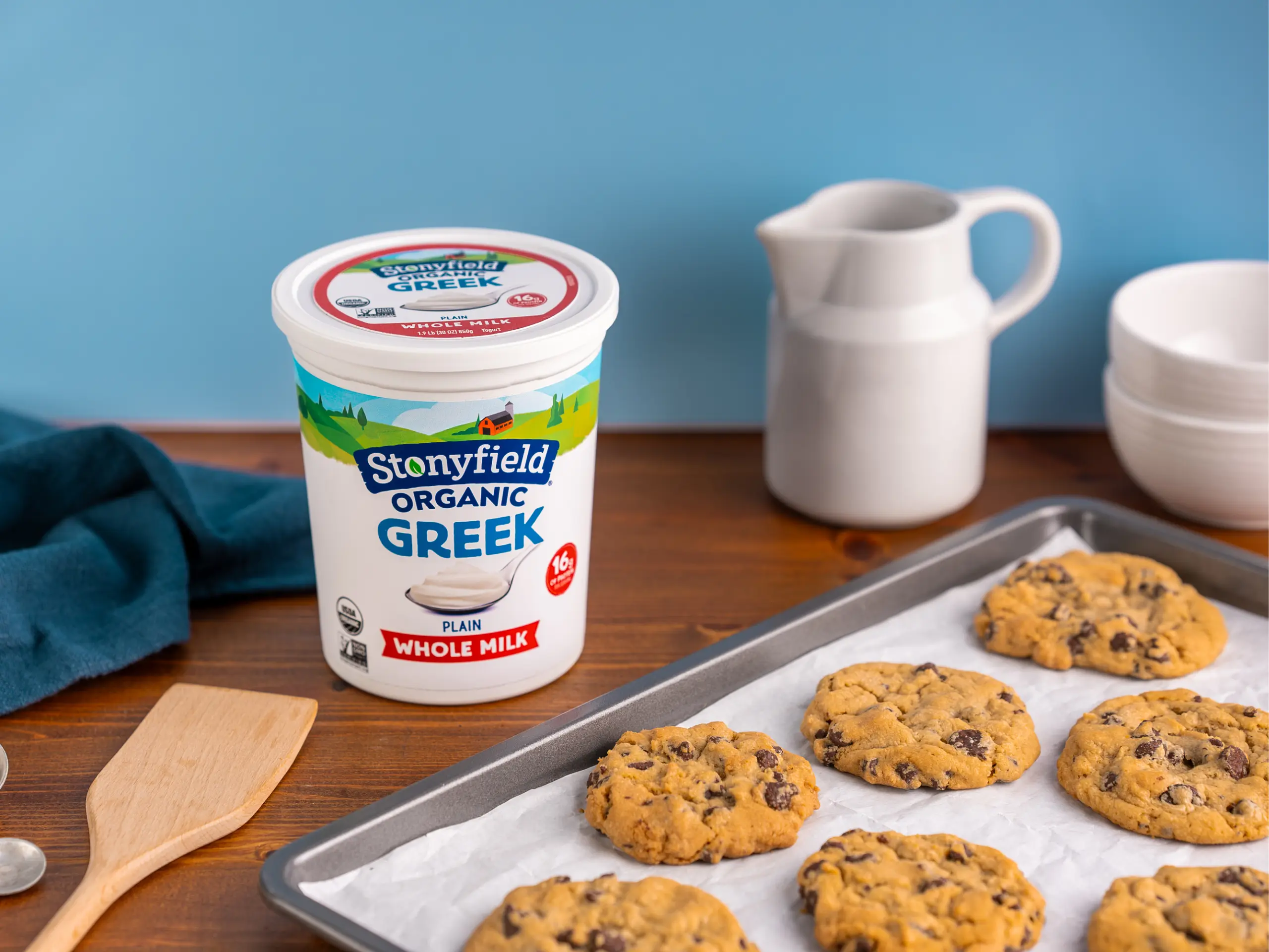 Greek Yogurt Chocolate Chip Cookie