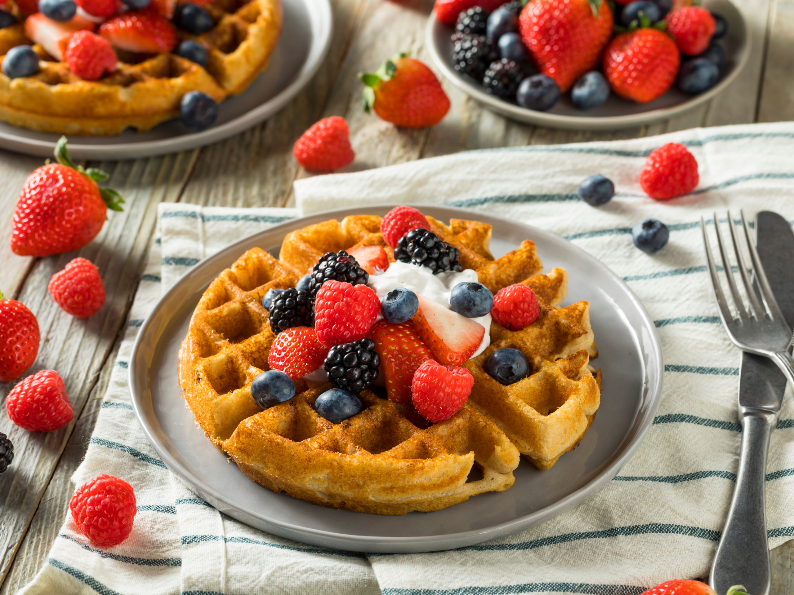 Yogurt Waffles