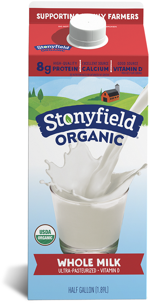 Stonyfield Organic Whole Milk | Half Gallon