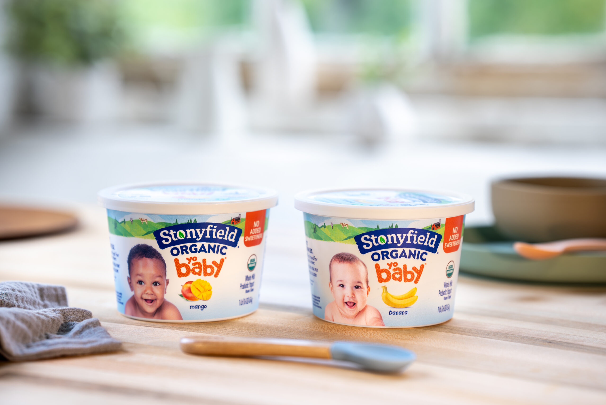 Stonyfield Organic YoBaby Whole Milk Yogurt, Mango 16oz. Stonyfield