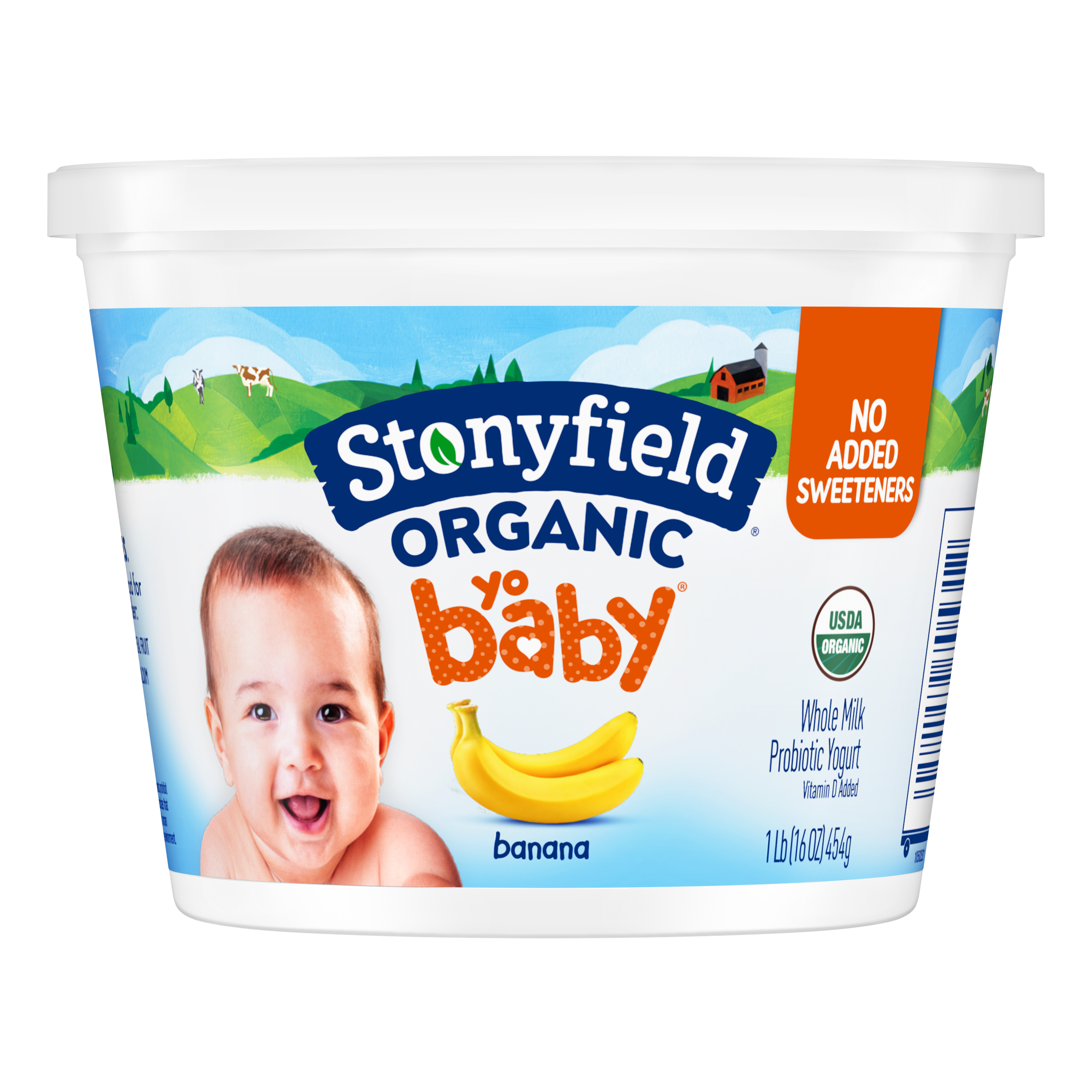Stonyfield Organic YoBaby Whole Milk Yogurt, Banana 16oz