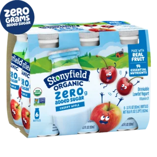 Kids Zero G Added Sugar Cherry Apple Lowfat Yogurt Smoothie
