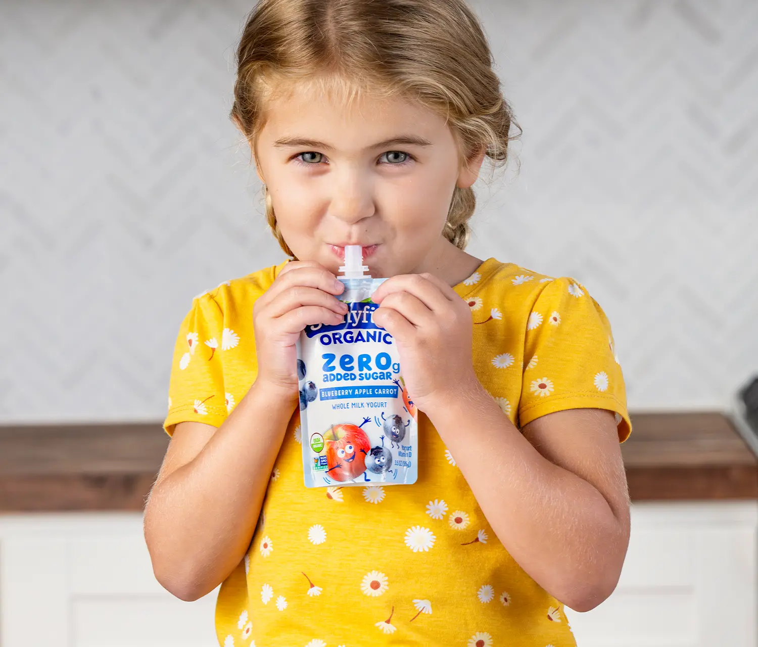 Stonyfield Organic Kids yogurt pouches - great for snacking!